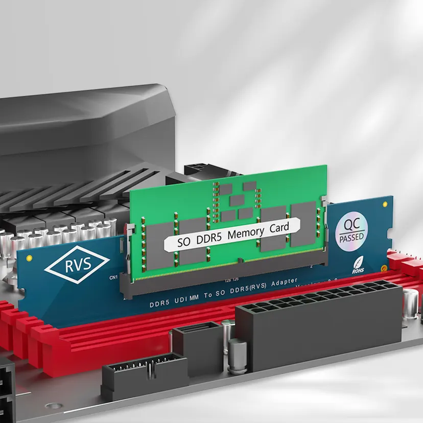 DDR5 SO-DIMM Gaming Laptop RAM Memory Module Overcurrent Protection Laptop To Desktop SO-DIMM To PC DIMM Card for Laptop Desktop