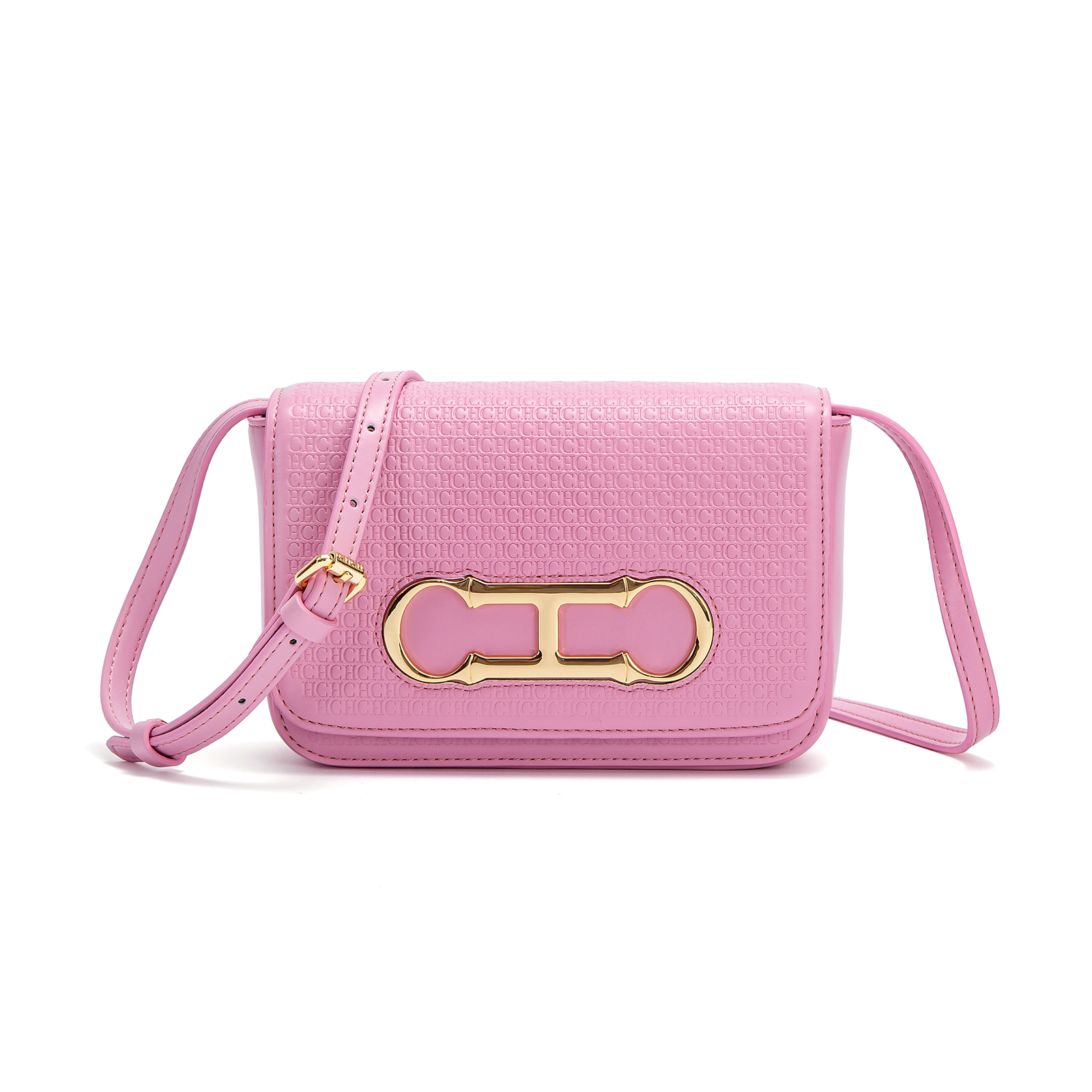CHCH Women's Crossbody Bag 2024 New Flip Saddle Bag Simple Commuter Small Square Bag