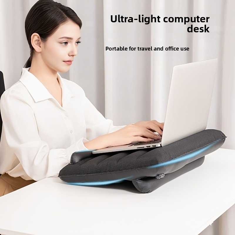 Inflatable Mini Computer Desk for Business Trips Easy to Carry Storage Small Simple Small Portable Computer Desk for Home Use