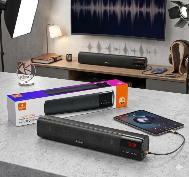 Bluetooth Speaker Kisonli LED-800B Portable Wireless