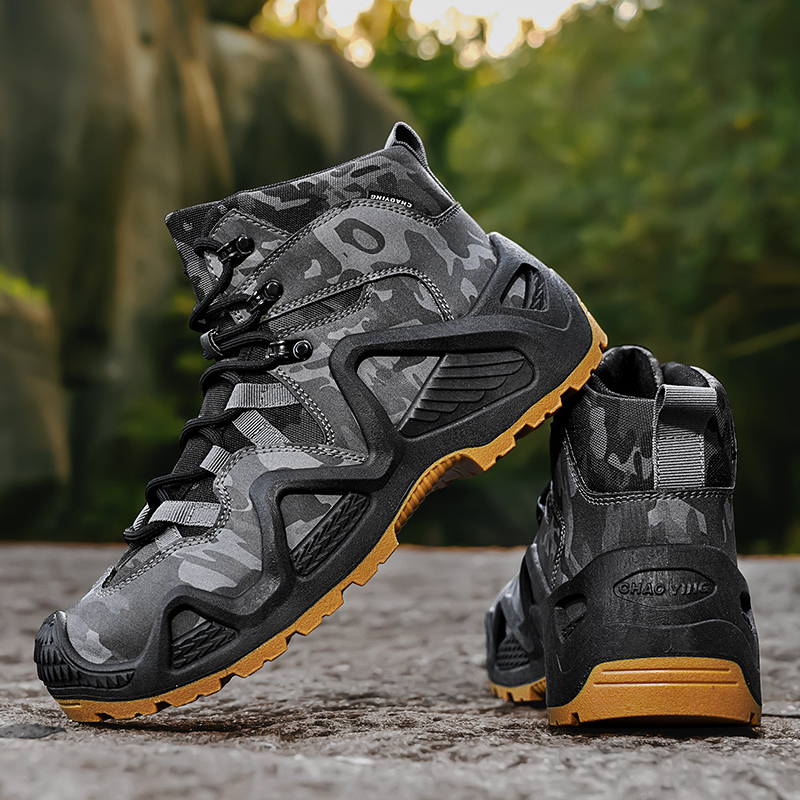 2026 New Outdoor Non-slip Casual Platform Sneakers Men's High Top Training Boots Men's Designer Desert Boots