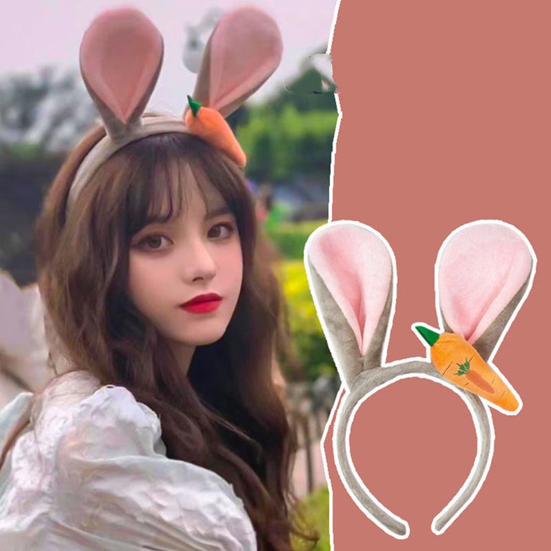 Little Rabbit Headwear Hair Hoop Female Summer Little Rabbit Ears Hair Accessories Cute Princess Hairpin Female Children