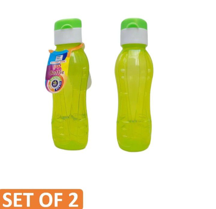 BPA Free Transparent Plastic Bottle 500 Ml Set Of 2 Pieces