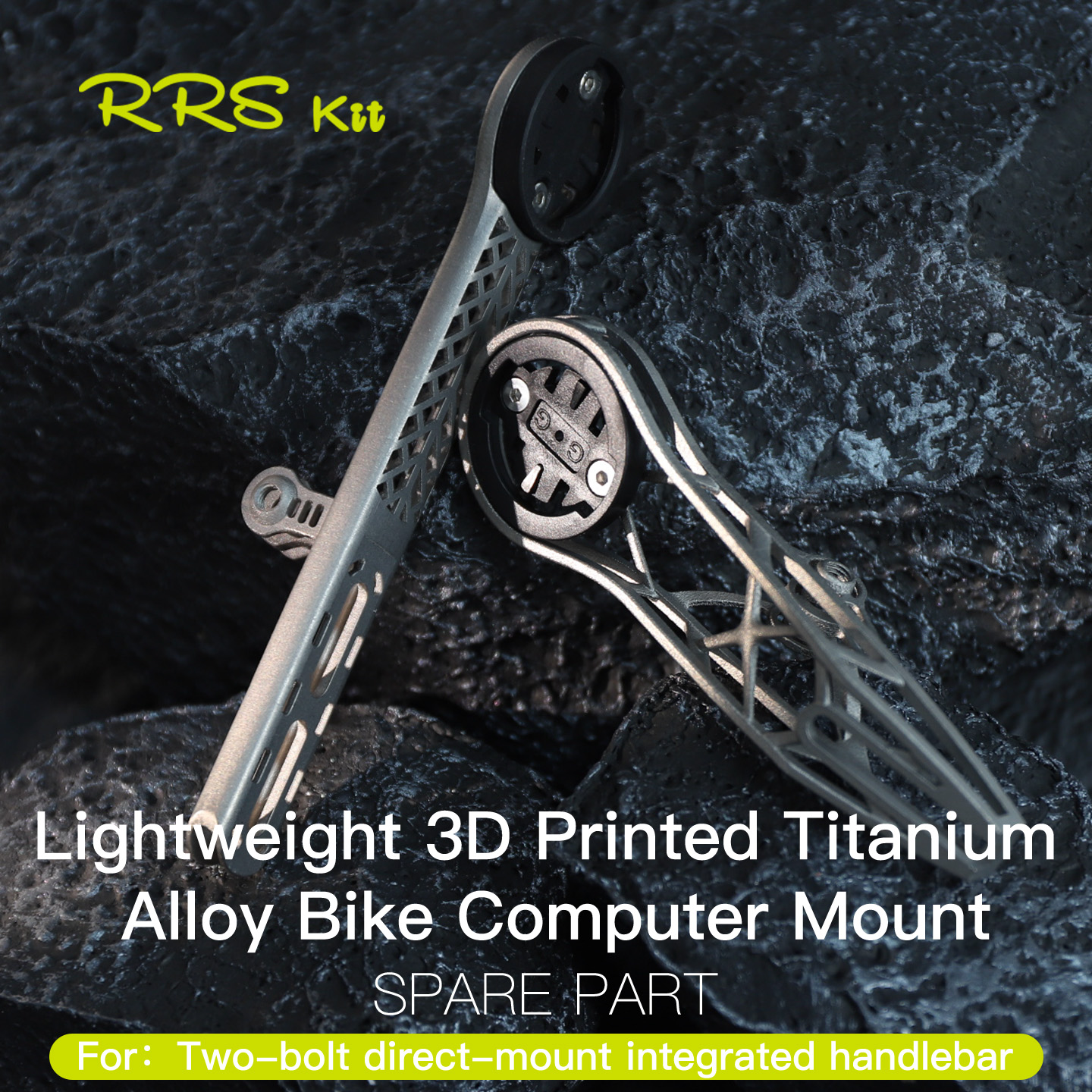 Rrskit Ultralight 3D Printed Titanium Alloy Watch Stand Bike Stand Suitable For Watch Stand Road Bike Lamp Holder