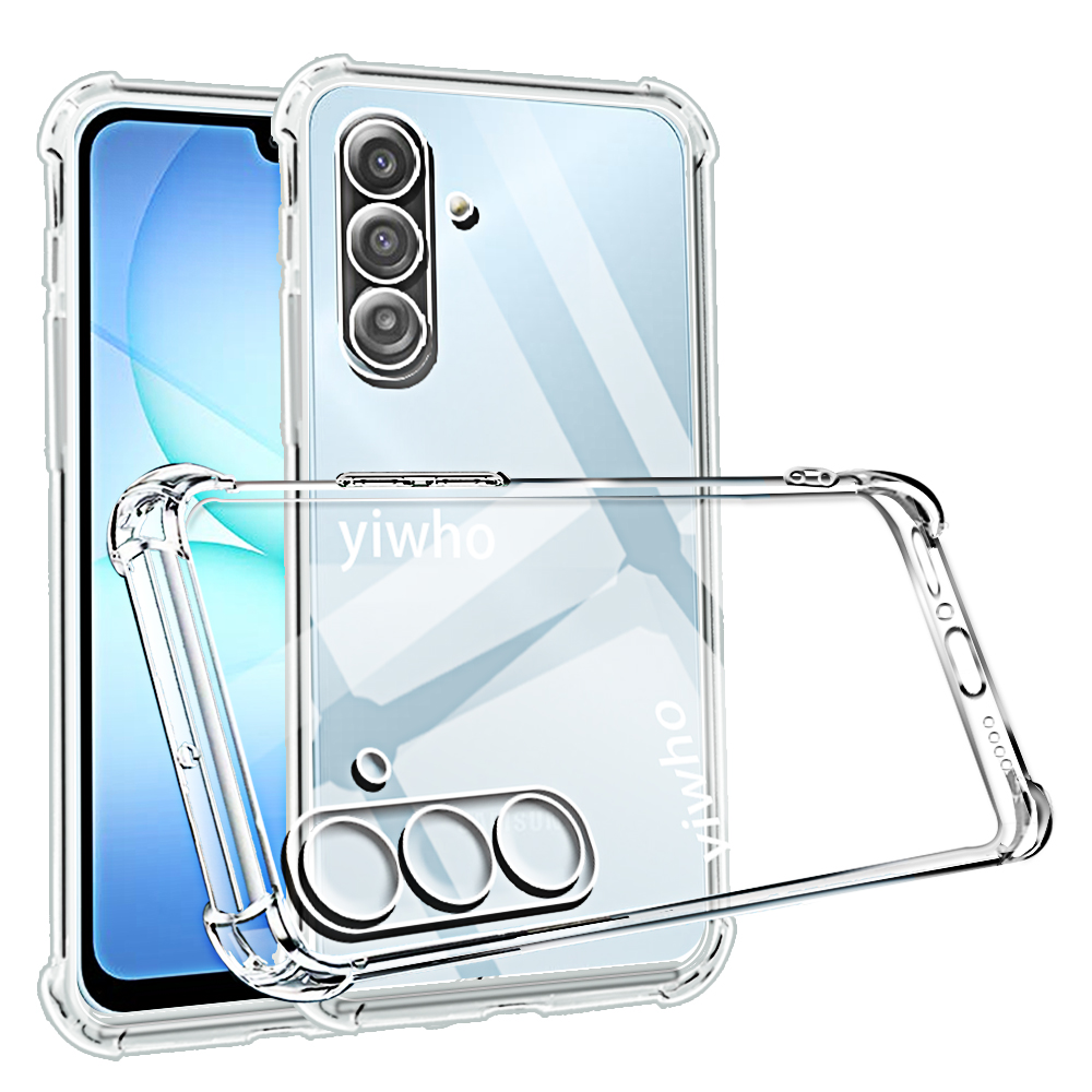 Transparent Phone Case for A17 4G 5G A07 Clear Soft TPU Back Cover for A 17 07 Full Shell
