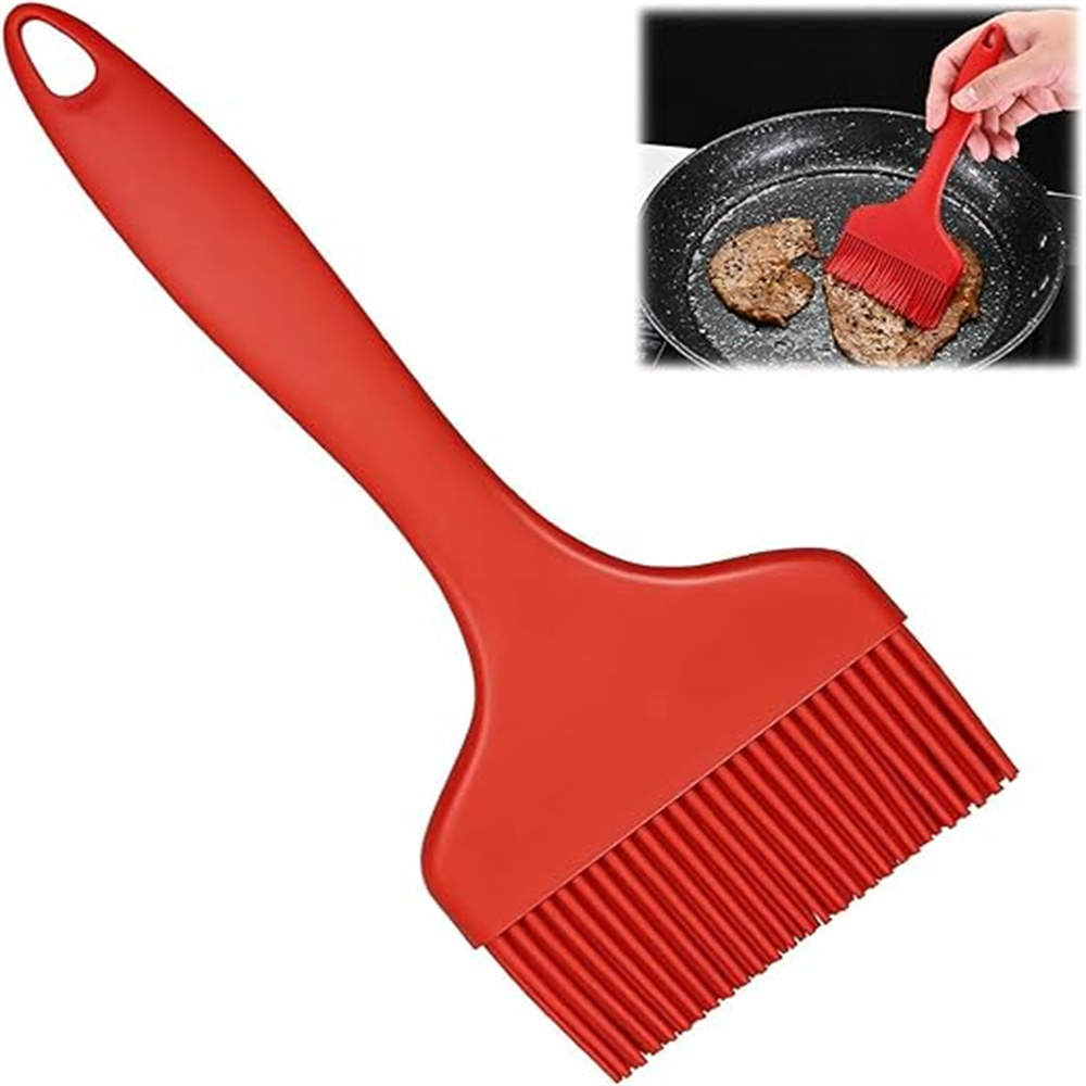 1 Pcs Silicone Heat-Resistant Basting Brush Silicone Pastry Brush Ideal for BBQ Grilling, Cooking, Butter Baking