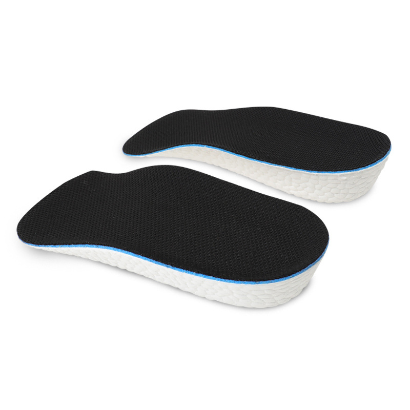 1 Pair Increase Height Insoles Light Weight Soft Elastic Arch Support Breathable For Sneakers Shoes Pads Heighten Lift inserts