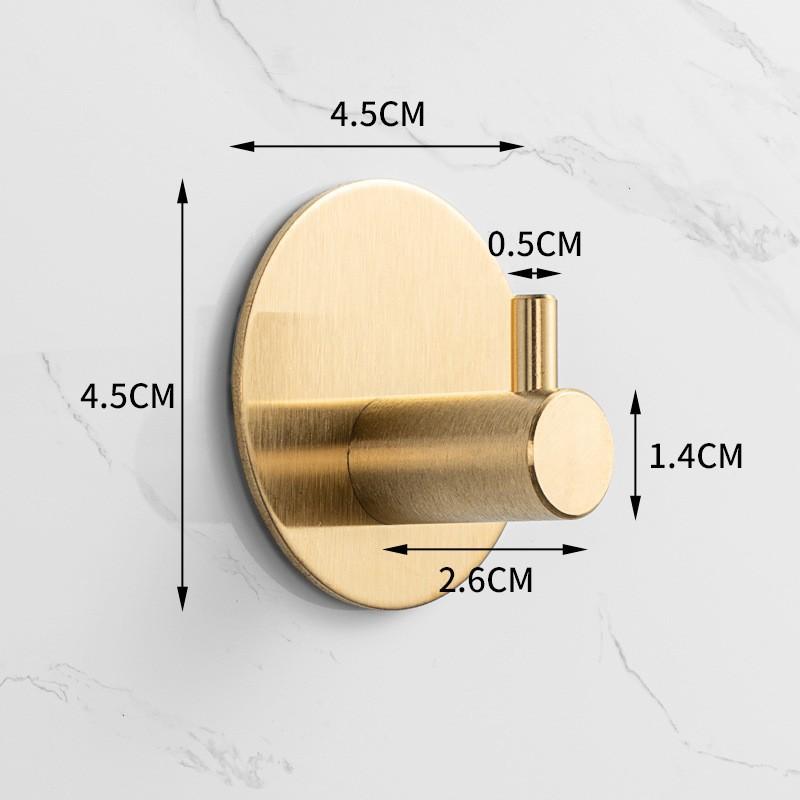 1/2PCS For Home Jackets, Robes, Bathroom Organization Accessories Pieces Of 304 Stainless Steel Wall Hooks