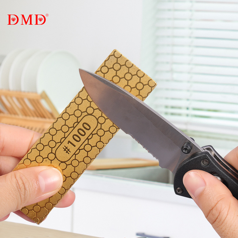 400/1000# Double Sided Diamond Bars Knife Sharpener Sharpening Stone Whetstone Apex Edge Fixed Angle Guide Set Kitchen Gadgets