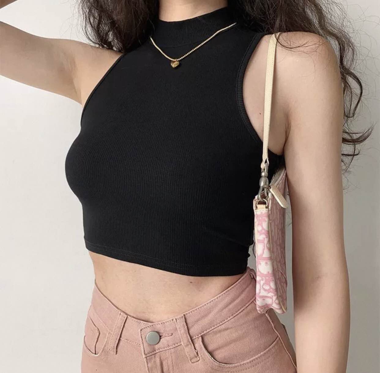 New Summer Special Free Size T neck Sleeveless Cami Croup T shirt For Women