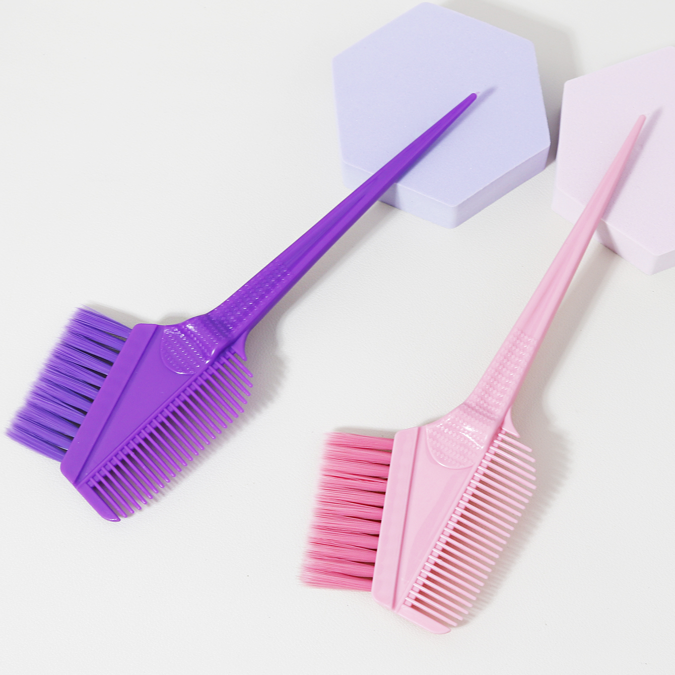 1/2pcs professional double-sided hair dye brush, styling tool, suitable for home or professional use,special for real hair