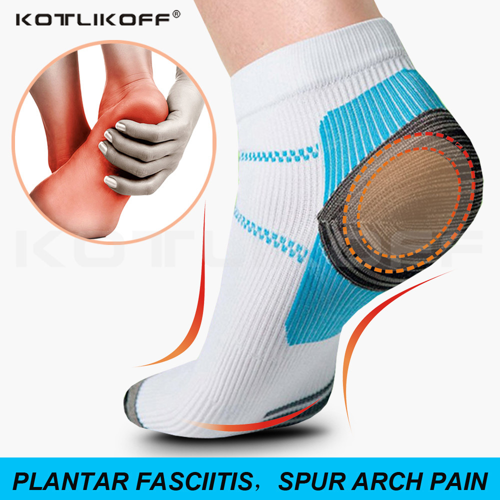 1 Pair High Quality Foot Compression Socks For Plantar Fasciitis Heel Spurs Arch Pain Comfortable Socks Venous Ankle Socks
