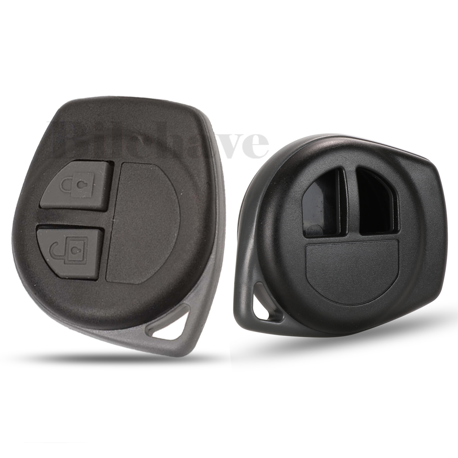 jingyuqin New 2Buttons For Suzuki Igins Alto SX4 Vauxhall Agila 2005-2010 Fob Remote Car Key Shell With Button Pad Replacement