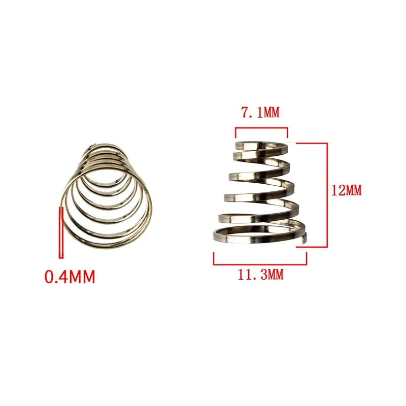 4PCS 304SS Bike Quick Release Spring - High Elasticity Anti-Loose Skewer Lever for MTB/Road Bike, Universal Hub