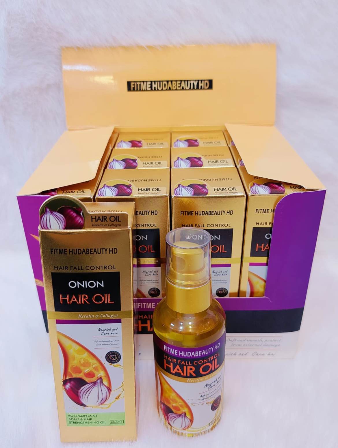 Fitme Hudabeauty HD Hair Fall Control Onion Hair Oil 120ml