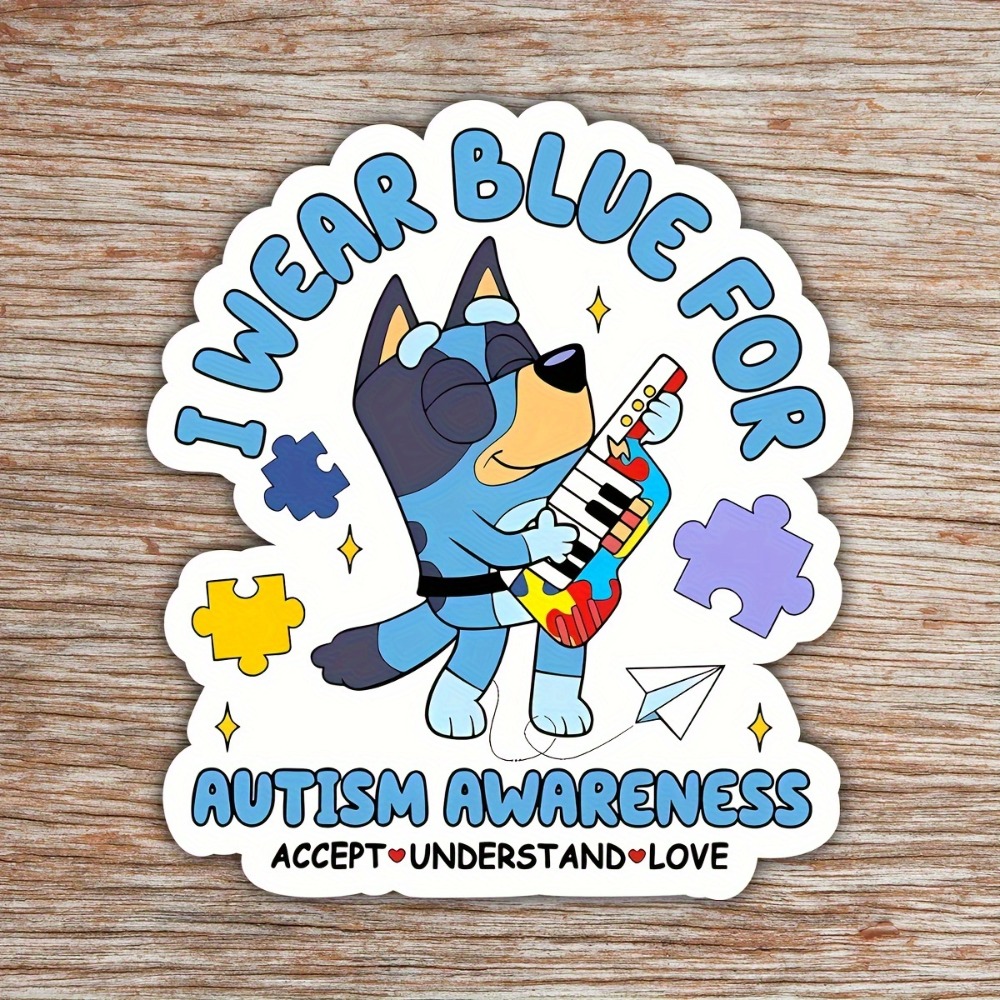 Autism Awareness Motorcycle Stickers Waterproof for Helmet Fuel Tank Durable DIY Water Bottle Laptop Phone Suitcase Vinyl Decals