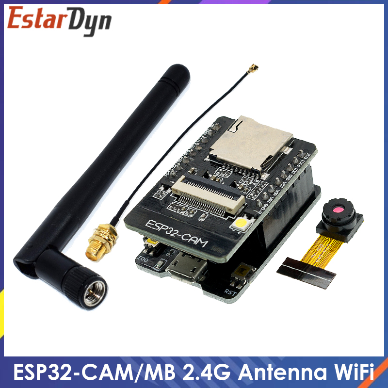 ESP32-CAM-MB WiFi Module Serial to WiFi ESP32 CAM Development Board 5V Bluetooth OV3660 / OV2640 Camera DIY