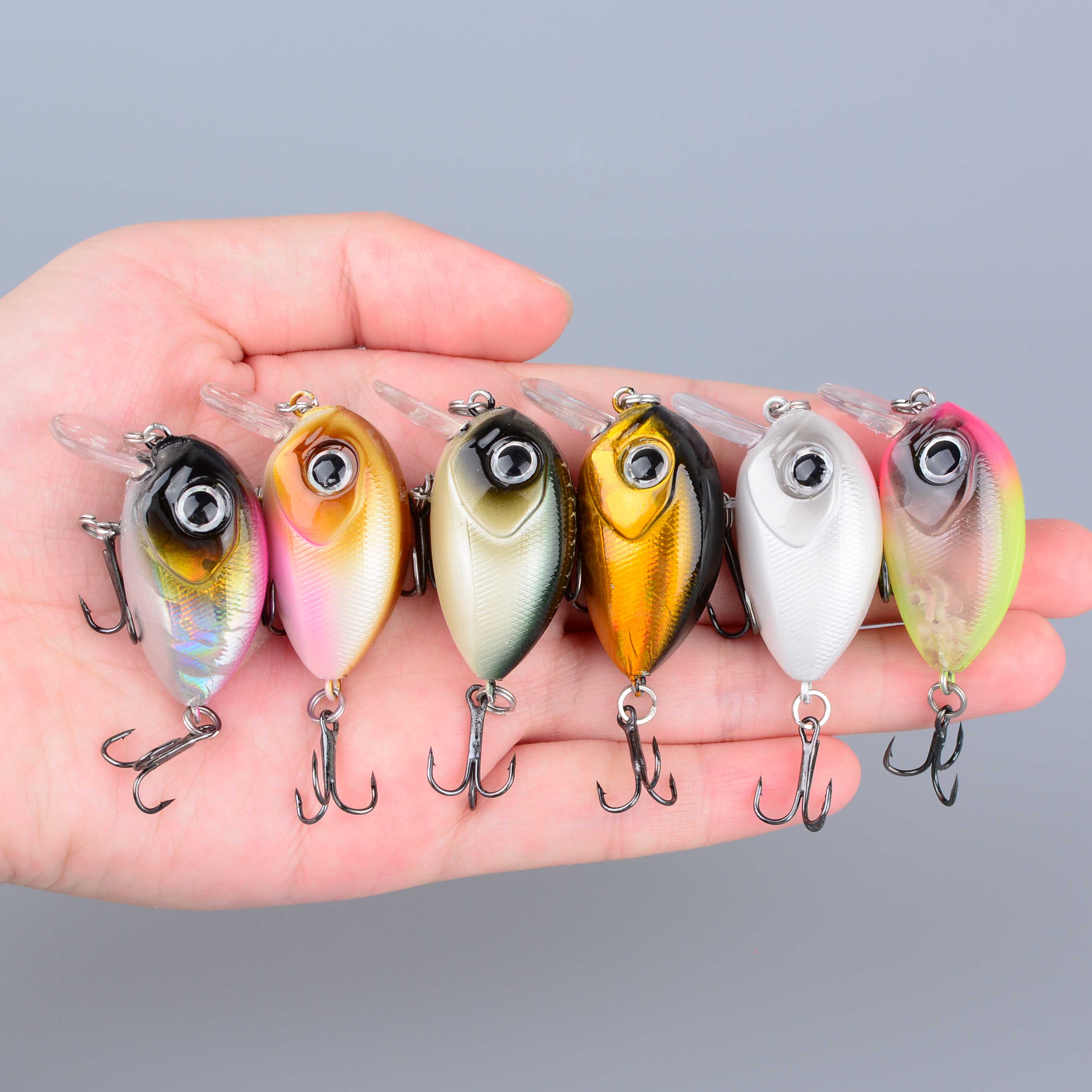 1Pc Fishing Lures Floating Micro Crankbait Wobbler Artificial Hard Bait Jerkbait Mini Stream Fishing Accessories