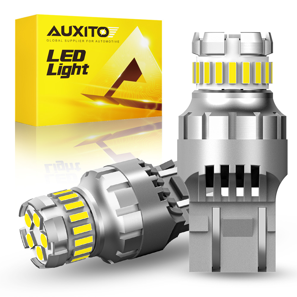AUXITO 2Pcs T20 LED 7443 W21/5W 7440 W21W LED Bulb 6500K White Car Parking Position Light DRL Daytime Running Lamp 12V