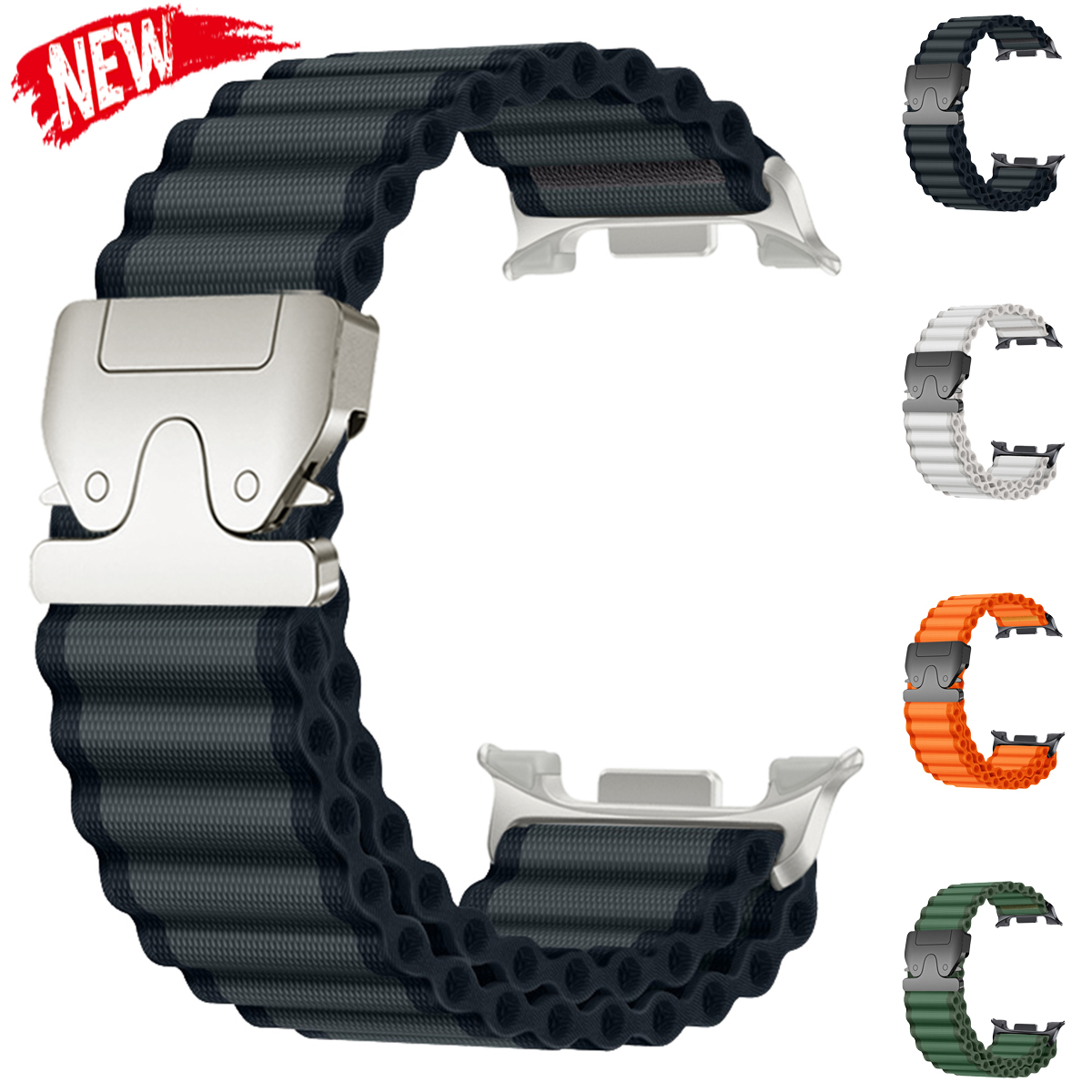 Nylon Loop Band for Watch Ultra 2025 47mm Sport Strap for Watch 8 40mm 44mm 8Classic 46mm Bracelet