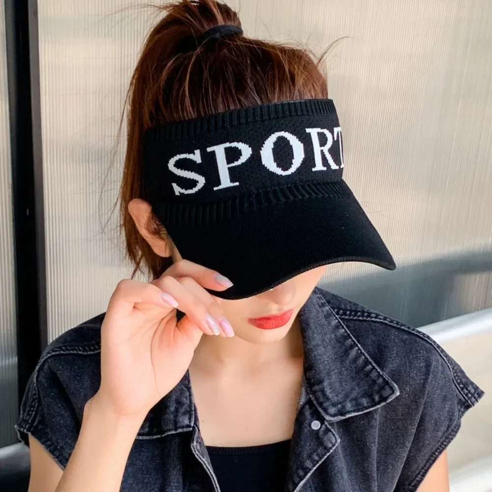 Korean Fashion Sunshade Summer Tennis Caps Sport Headband Classic Sun Sports Beach Hat Outdoor Sports Hat Women Outdoor Hat