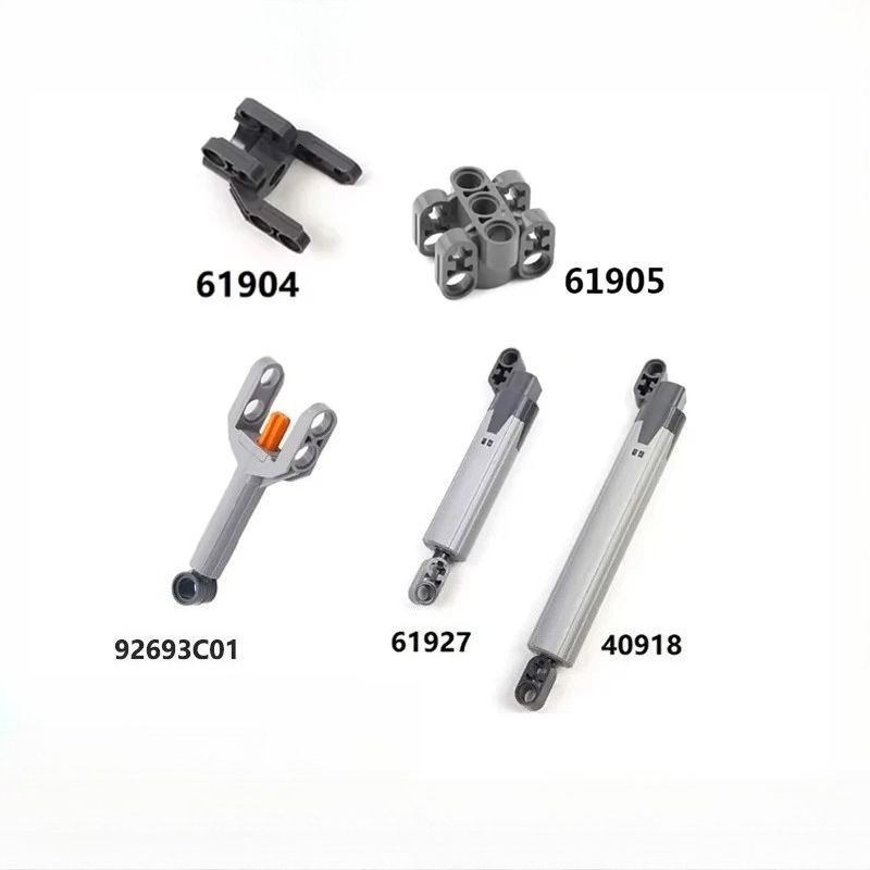 Linear Actuator Technical Building Blocks Large/Small Putter/Extended Push Rod/Pin Connectors MOC Bricks Parts For 40918 92693