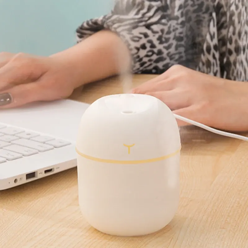 Multifunctional Mini Humidifier Portable USB Powered Home Use Humidifier Car Purifier Ilent with Night Light Air Purifier