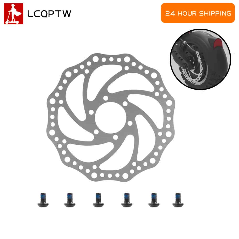 1/2/3pc 160mm Thicken Hydraulic Disc Brake For Dualtron Thunder Ultra DT3 Electric Scooter Stainless Steel Brake Disc Pads Parts