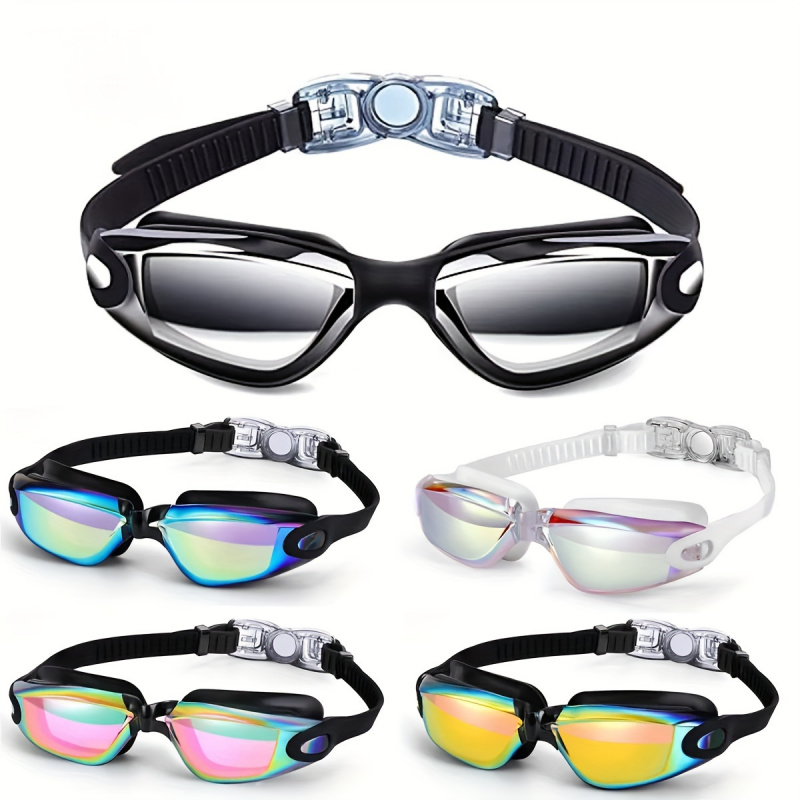 New professional sports high-definition gradient goggles swimming goggles for men and women waterproof adjustable silicone