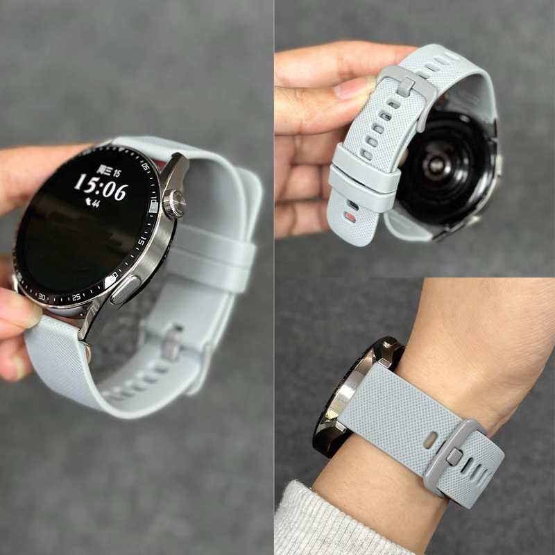 Silicone Band for Huawei Watch GT4 GT2/3 Pro Sport Bracelet for Samsung Galaxy Watch Active2 Amazfit 22mm 20mm Smart Strap