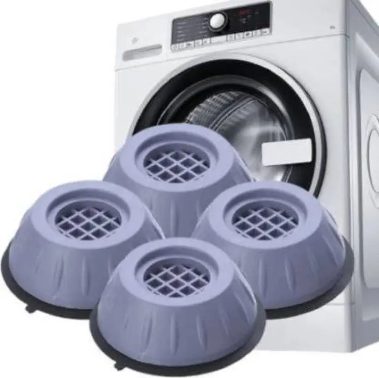 4 Pcs Anti Vibration,Washing Machine Stand,Anti Shock, Refrigerator Pad And Washing Machine With Suction Cup Feet Orginal Product