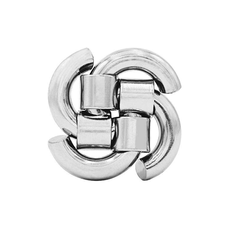 Metal Difficult Lock Puzzles Disentanglement Brain Teaser IQ Test Toys Educational Mind Games For Kids Adults Novelty