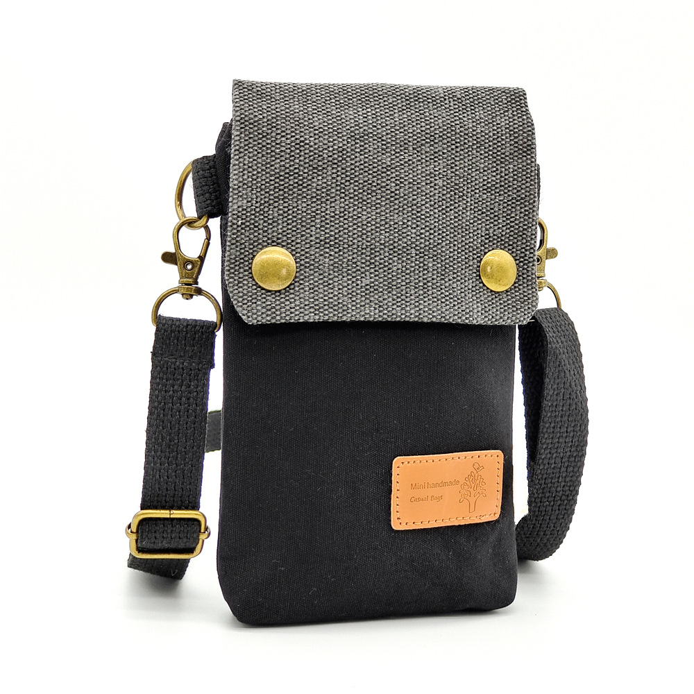 New model mobile phone bag - Men's single-shoulder bag, multi-purpose small backpack, cross-body bag, small bag