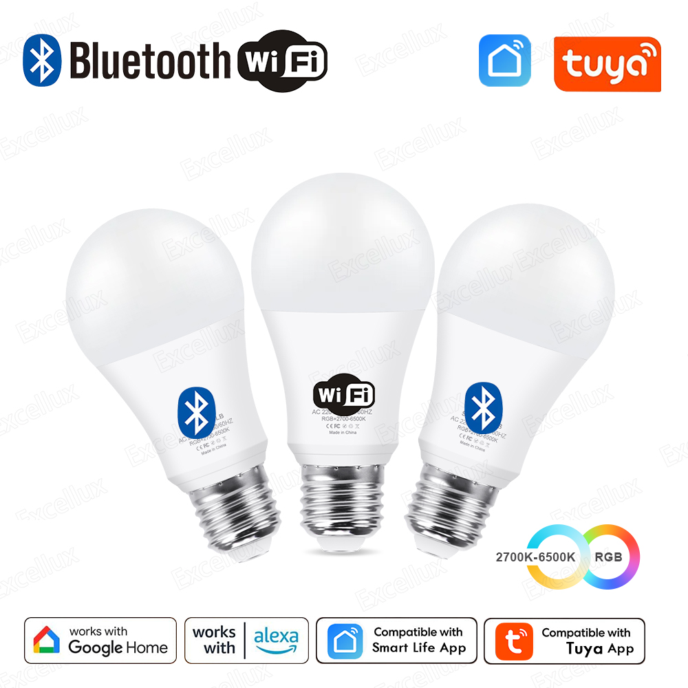 Zigbee 3.0 18W LED Light Bulb RGB+WW+CW E27 WiFi Tuya Smart Home LED Lamp Works With Smart Life Alexa Assistant