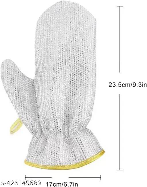 Dishwashing Gloves .Wire Kitchen Gloves For Washing Dishes ,Reusable Dishwashing Cleaning Gloves For Household Kitchen