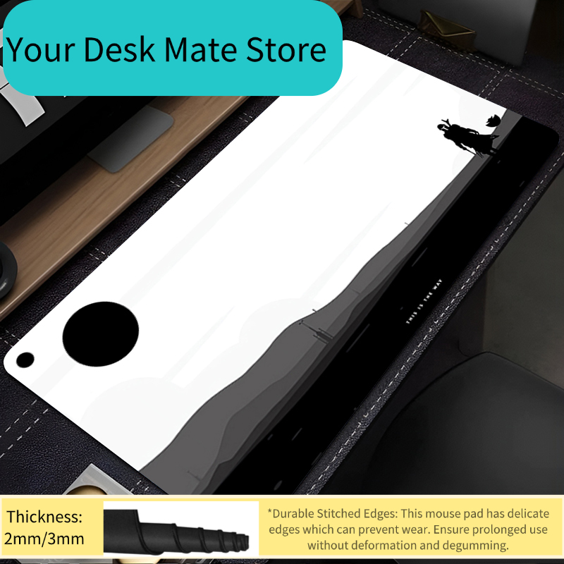 Mouse Pad Mousepad Star Wars The Mandalorian Computer Keyboard Pad Mouse Mat Gamer Soft Office Carpet Table Mat Desktop Mat
