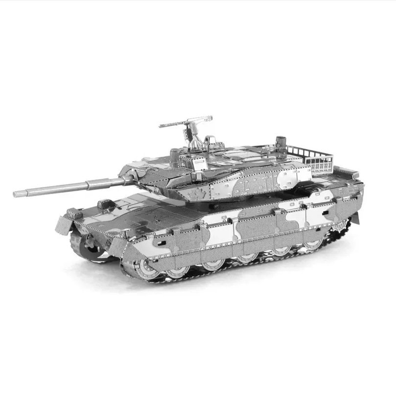 T-10 Heavy Tank 3D Metal Puzzle DIY Handmade Assembly Model Laser Cutting Jigsaw Puzzle Toys For Kids