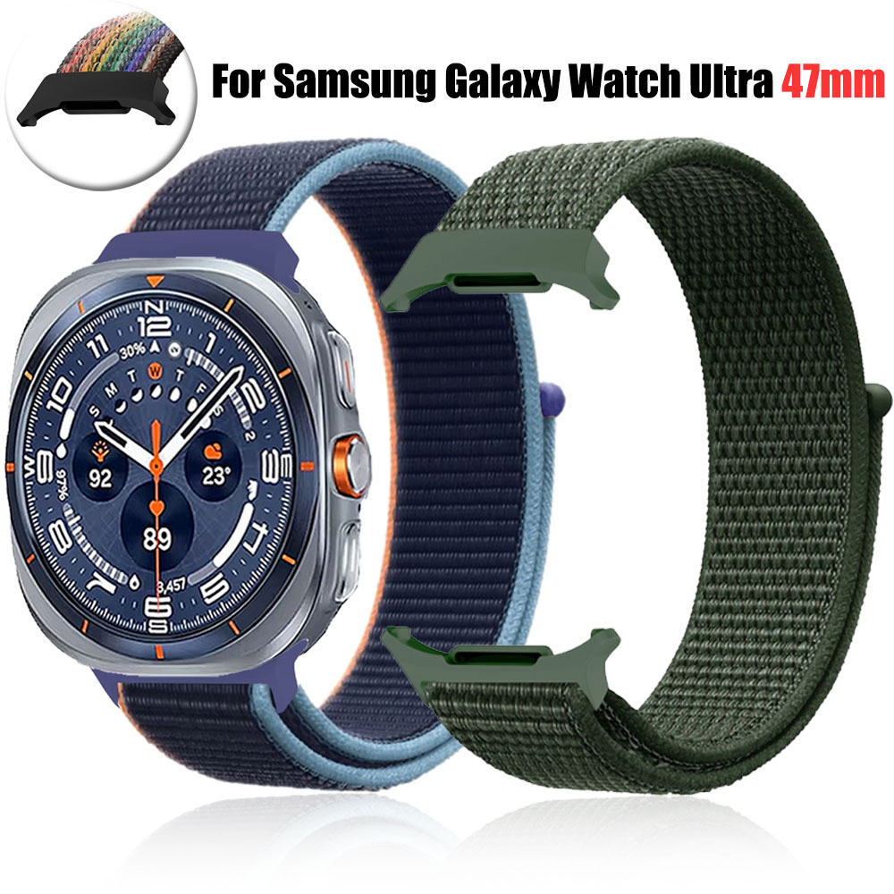 Nylon Loop Strap For Watch 7/FE/6/5/4 40mm 44mm Sports Bracelet Wristband Watch 6-4 Classic 47mm 46mm Band