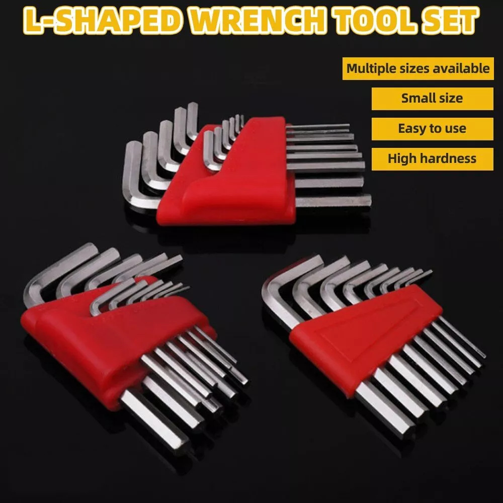 8 /11 pieces Allen Wrench Set Metric Wrench Inch Wrench Short Arm Tool Set Easy To Carry In The Pocket Portable Silver 임팩렌치