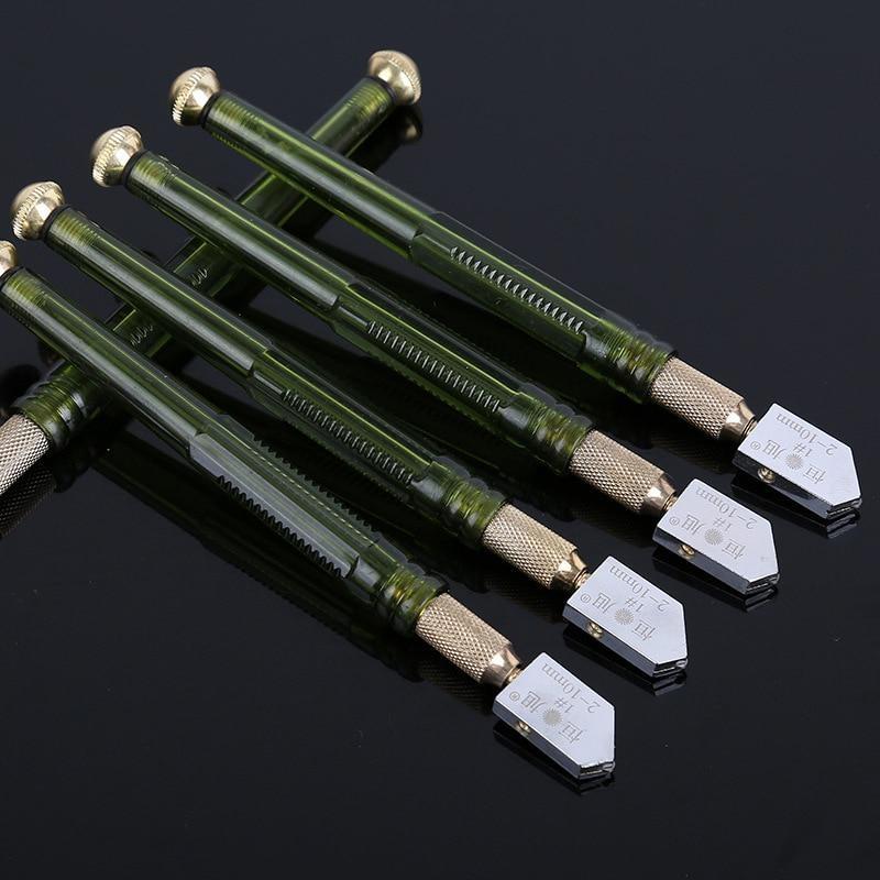 1pc Glass Cutter Roller Diamond Tip Antislip Carbide Metal Plastic Handle for DIY Tile Mirror Craft Cutting Hand Tools 2-10mm