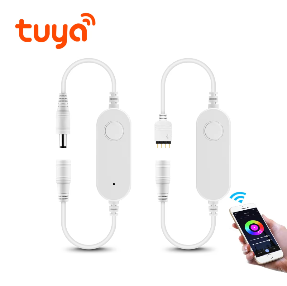 Smart USB 5V TUYA LED Strip RGB Dimmer Dimmable LED Light WIFI Controller for 4pin 5050SMD 2835SMD Neon Tape Work with Alexa