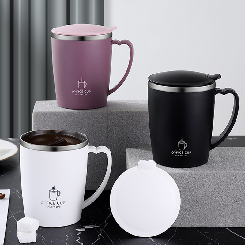 Cute 304 Stainless Steel Insulated Cup Double Wall Printed Coffee Mug Mini 200ml Water Bottle Home Office