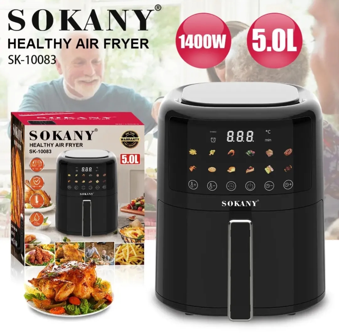 Sokany Digital Air Fryer 5 Lits