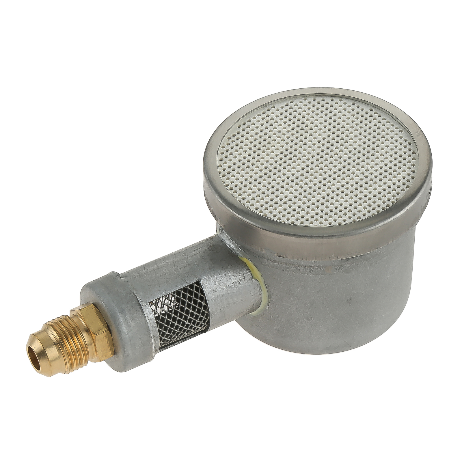 1pc M10*1.5 Ceramic Plate Round Small Burner with 3/8 Connector for Gas Heater Gas Boiler Deck Heater Repalcement Burner Part