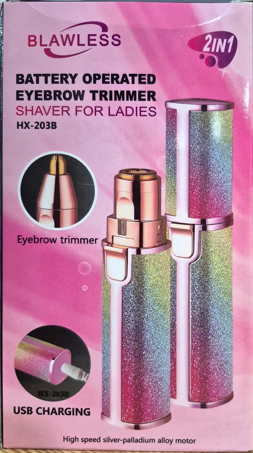 Rechargeable 2 In 1 Flawless Facial Razor for Women