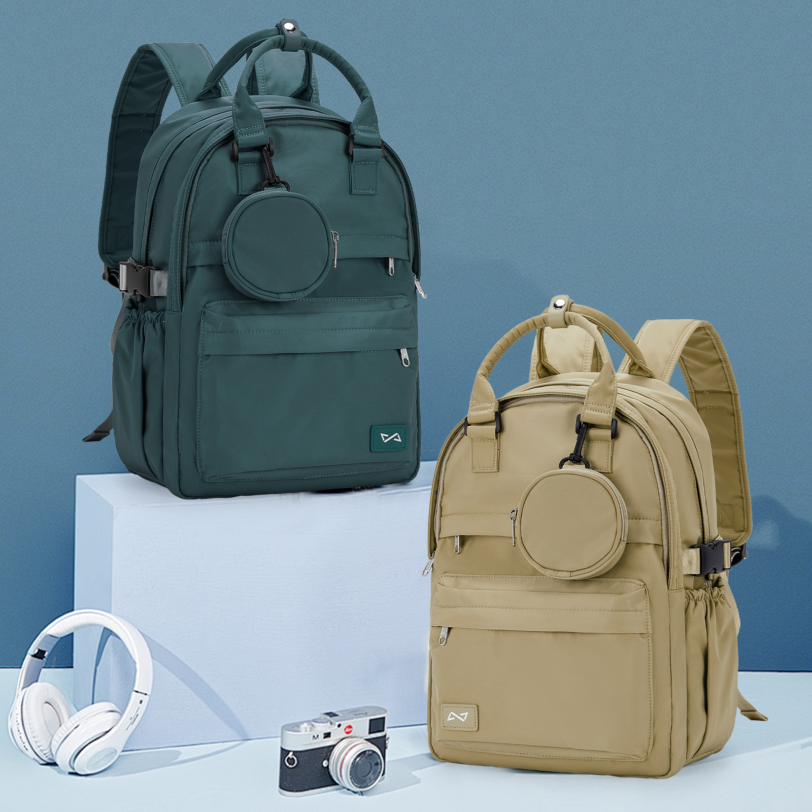 Cute Women Backpacks Multi-Pocket School Backpack for Student Female Girls Kawaii Laptop Book Pack