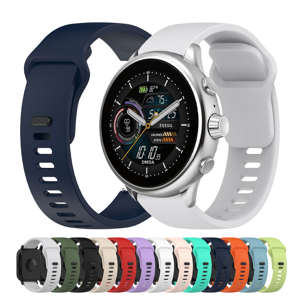 22mm 20mm Silicone Band For Gen 6 Wellness Edition Strap GEN 6 5 44mm/Gen 5 Carlyle Sport Soft Bracelet Wristband