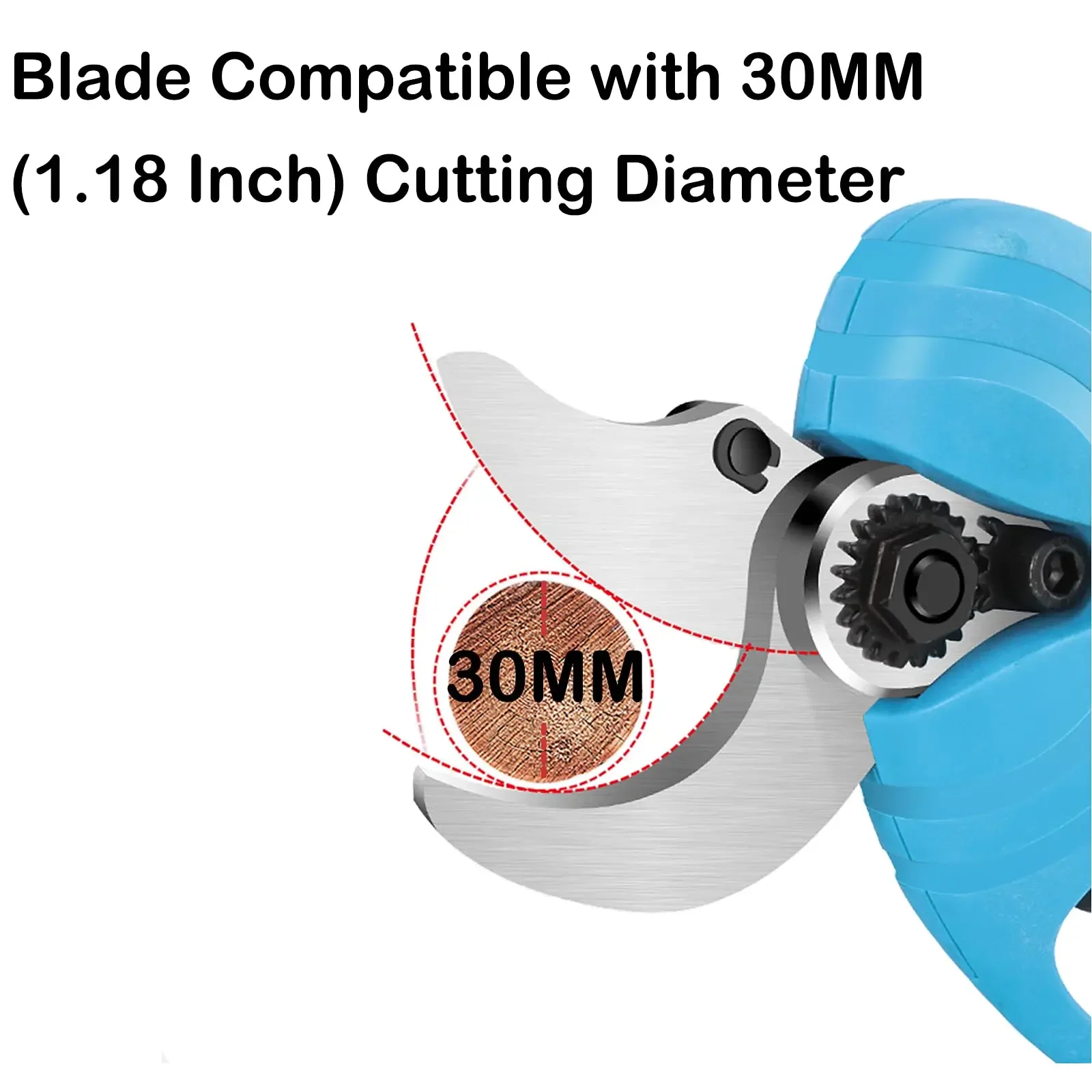 30mm SK5 Electric Pruning Shears Blades - 1 Pair Cutting Blade Accessory for Branches, Trees, Bonsai & Fruit Garden Tools