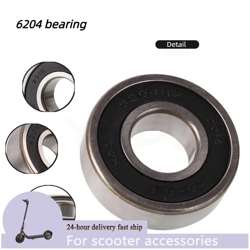 Size 47X20X1.4 - Reliable Parts for Electric Vehicle Front and Rear Wheel Assemblies Premium Deep Groove Ball Bearing 6204