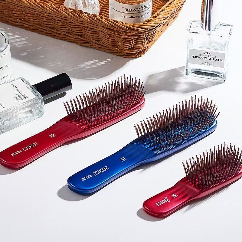 1PC Japan Premium Head Massager Scalp Brush Small Travel Hair Brush Plastic Detangling Brush Hair Cleaning Comb Hairbrush